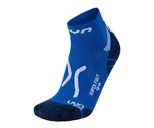 UYN S100065 RUN SUPER FAST Socks Men's French blue/white 38