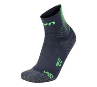 UYN S100137 RUN FIT Socks Men's Anthracite/Lime Green 41