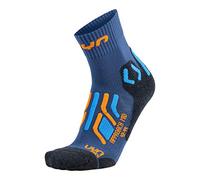 UYN S100198 TREKKING APPROACH MID Socks Men's Blue/Orange/Melange Grey 38
