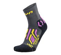 UYN S100199 TREKKING APPROACH MID Socks Women's Grey/Yellow 42