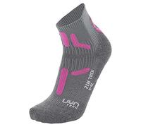 UYN S100222 TREKKING 2IN LOW CUT Socks Women's Anthracite/Turquoise 36