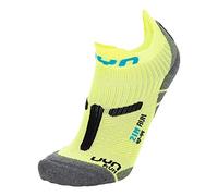 UYN S100223 RUN 2IN Socks Men's Fluo Yellow/Black 38