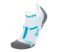 UYN S100224 RUN 2IN Socks Women's White/Turquoise 38