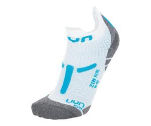 UYN S100224 RUN 2IN Socks Women's White/Turquoise 40