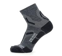 UYN S100241 TREKKING 2IN MERINO LOW CUT Socks Men's Medium grey/black 41