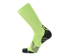 UYN S100254 RUN SUPER FAST MID Socks Men's Green yellow 41