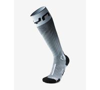 UYN Ski One Merino Socks Grey White Women - 35-36
