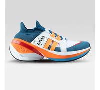 UYN Synapsis Road Running Shoe - Orange Sole/Blue and White / UK 7-Womens