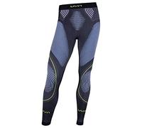 UYN U100014 EVOLUTYON UW LONG MELANGE Pants Men's Anthracite melange/Blue/Glossy Yellow XL