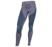 UYN U100016 AMBITYON UW Long Melange Pants Men's Melange Black/Atlantic/Glossy Orange XL