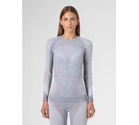 UYN U100023 AMBITYON UW LG_SL. Melange T-Shirt Women's Gray Melange/Meat/Salmon M