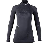 UYN U100035 Ambityon Uw Lg_Sl Turtle Neck T-Shirt Women's Blackboard/Anthracite/White Xs