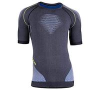 UYN U100049 EVOLUTYON UW SHORT_SL.MELANGE T-shirt Men's Anthracite melange/Blue/Glossy Yellow XL