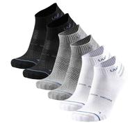 UYN Unisex Sneaker Socks, 6 Pack - Everyday Low Cut Socks, Logo, Solid Color ...