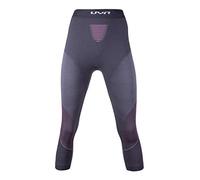 UYN Visyon Lady Underwear Pant Long Baselayer Pants - Charcoal/Raspberry/White, X-Small