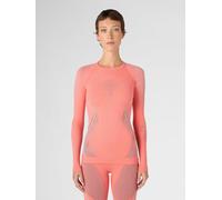 UYN Women Evolutyon Lady Underwear Shirt Long Sleeves Baselayer Shirt - Coral/Anthracite/Aqua, X-Small