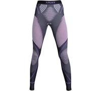 UYN Women EVOLUTYON LONG Underwear Pants - Anthracite Melange/Raspberry/Purple, Large/X-Large
