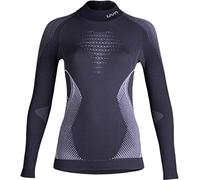 UYN Women’s Evolutyon Long-Sleeve Turtleneck Thermal Shirt - Breathable Bio-Based Natex Underwear for High-Intensity Sports
