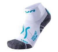 UYN Women Super Fast Lady's Running Socks - White/Turquoise, 35/36