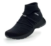 UYN Women's Free Flow Tune HIGH Black Sole Sneaker, 5 UK