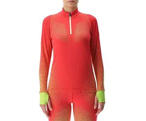 UYN Women's Running Exceleration Long Sl.Zip Up T-Shirt