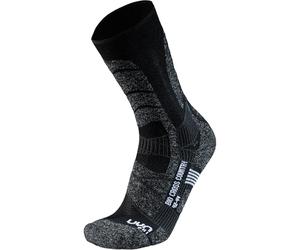 UYN Women's Ski Cross Country One Organic Socks, Black/Anthracite, 37|38