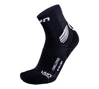 UYN Women's Uyn Challenge Lady's Trail Running Socks, Black/White, 3 UK