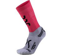 UYN Women's Uyn Compression Fly Lady Running Socks, Anthracite/Coral Fluo, 41-42 UK