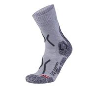 UYN Women's Uyn Explorer Comfort Lady's Trekking Socks, Light Grey Melange/Anthracite, 6 UK