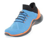 UYN Y100045-A465 City Running Black Sole Sneaker Men Blue/Orange UK 6.5