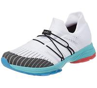 UYN Y100180 Free Flow Tune Xc Turquoise Sole Sneaker Female White/Grey UK 8.5