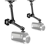 UYODM 2 Pack Articulating Magic Arm Wall Mount Holder Stand Compatible with CCTV POV Camcorders Cameras, LED Light, Video Lamp,DSLR,Flash,Digital Camera,Security Cameras