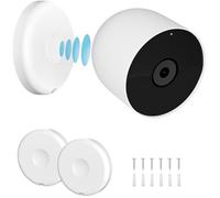 UYODM 2 Pack Magnetic Wall Mounts Compatible with Google Nest Cam Outdoor or Indoor, Battery - 2nd Generation, Magnetic Replacement Base Plate for Google Nest Camera(Nest Cam Not Included)