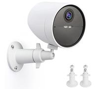 UYODM 2 Pack Wall Mount Holder for SimpliSafe Outdoor Security Camera, 360°Rotation Security Bracket with 1/4 Screw Thread , Camera Not Included (White)