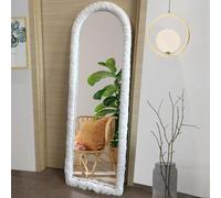 UYRIE Plush Mirror Frame Cover - Stretchy & Soft Edge for Arched & Full-Length Mirrors (Up to 64"x21") - 8 Elegant Colours - Non-Slip Grip & Easy Installation (Mirror Not Included)