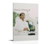 UYRTYUEWTY Daniel O'Donnell1 Posters Canvas Wall Art Cover Room Vintage Aesthetic Poster Decorative for Living Room Bed Room 16x24inch(40x60cm) Frame-style