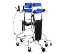 UYSELA Walker Rollator with Wheel Hemiplegia Rehabilitation Standing Frame Adult Portable Walker Walking aid, Walker for Seniors with Adjustable Height for Elderly or Disabled,U4,8 rounds