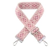 UYSSJTGAZ Chains Bags Straps Handbag Adjustable Replacement Accessories for Shoulder Colored Embroidered Woman Belt Chain Strap(Color6,Gun Black Buckle)