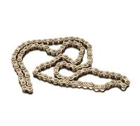 UYSTDMXKA 428 Motorcycle Drive Chain 104 Link Gold Replacement Chain, Heavy Duty Carbon Steel ATV Motorbike Chain with High Tensile Strength for Off - Road and Street Bikes