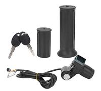 UYSTDMXKA E - Bike Thumb Throttle with LCD Voltage Display, Universal 12V - 99V Battery Power Monitor for Electric Bikes, Includes Digital Voltmeter and Linear Hall Sensor