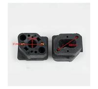 UYTGFO Fit for 1E48F 48F 63CC KS865 EB650 2 Stroke CARB Rubber Spacer Adapter Intake M-A-N-I-F-O-L-D Carburetor Insulator(2 PCS)