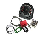 UYTGFO Fit for 5800 58CC Gasoline Chainsaw Piston Ring Pin Clip G5800 Cylinder Assy with Gasket Piston Bearing 45.2mm(Double Groove)