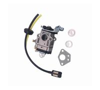 UYTGFO Fit for Brushcutter 43cc 49cc 52cc Brush Cutter with Seal Hose Spark Plug Petrol Filter Replacement Parts 40-5 15mm Carburetor Kit(Red)