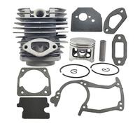 UYTGFO Fit for Chainsaw 4500 5200 5800 45cc 52cc 58cc Petrol Chainsaw 45mm Cylinder Piston Kit Carburetor Gasket Set