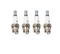 UYTGFO Fit for Champion DJ8J Spark Plug Lawn Garden Bujia Replace for BM6F AC Delco CS45T Denso T20M-U Brisk U17 Candle Replacement(4 Pieces with Box)