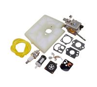 UYTGFO Fit for FS160 FS180 FS220 FS280 FS290 Trimmer Zama C15-51 C1S-S3D 1 Set Carburetor Air Filter Spark Gaskets Line Kits