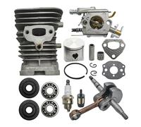 UYTGFO Fit for H-u-s-q-v-a-r-n-a 136 137 141 142 Chainsaw Bearing Oil Seals Filter Gasket NIKASIL Plated 38mm Cylinder Piston Crankshaft Carburetor
