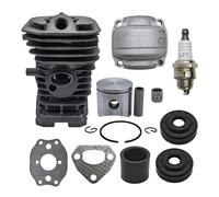 UYTGFO Fit for H-u-s-q-v-a-r-n-a 136 137 141 142 Chainsaw Intake M-a-n-i-f-o-l-d Muffler Carburetor Gasket 38mm Cylinder Piston Engine Pan Oil Seals Kit