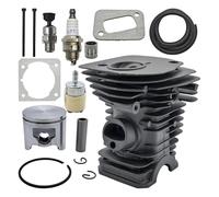 UYTGFO Fit for H-u-s-q-v-a-r-n-a 340 345 Fuel Filter Line Bearing Gasket Decompression Valve Chainsaw Replace Part 42mm Cylinder Piston Kit