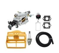 UYTGFO Fit for H-u-s-q-v-a-r-n-a 445 445E 450 450E CS2245 S 2011-07,CS2245 S II CS2250 S II CS450 Chainsaw Carb C1M-EL37B Carburetor Kit(As Picture)